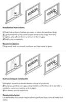 Día de los Muertos Window Cling