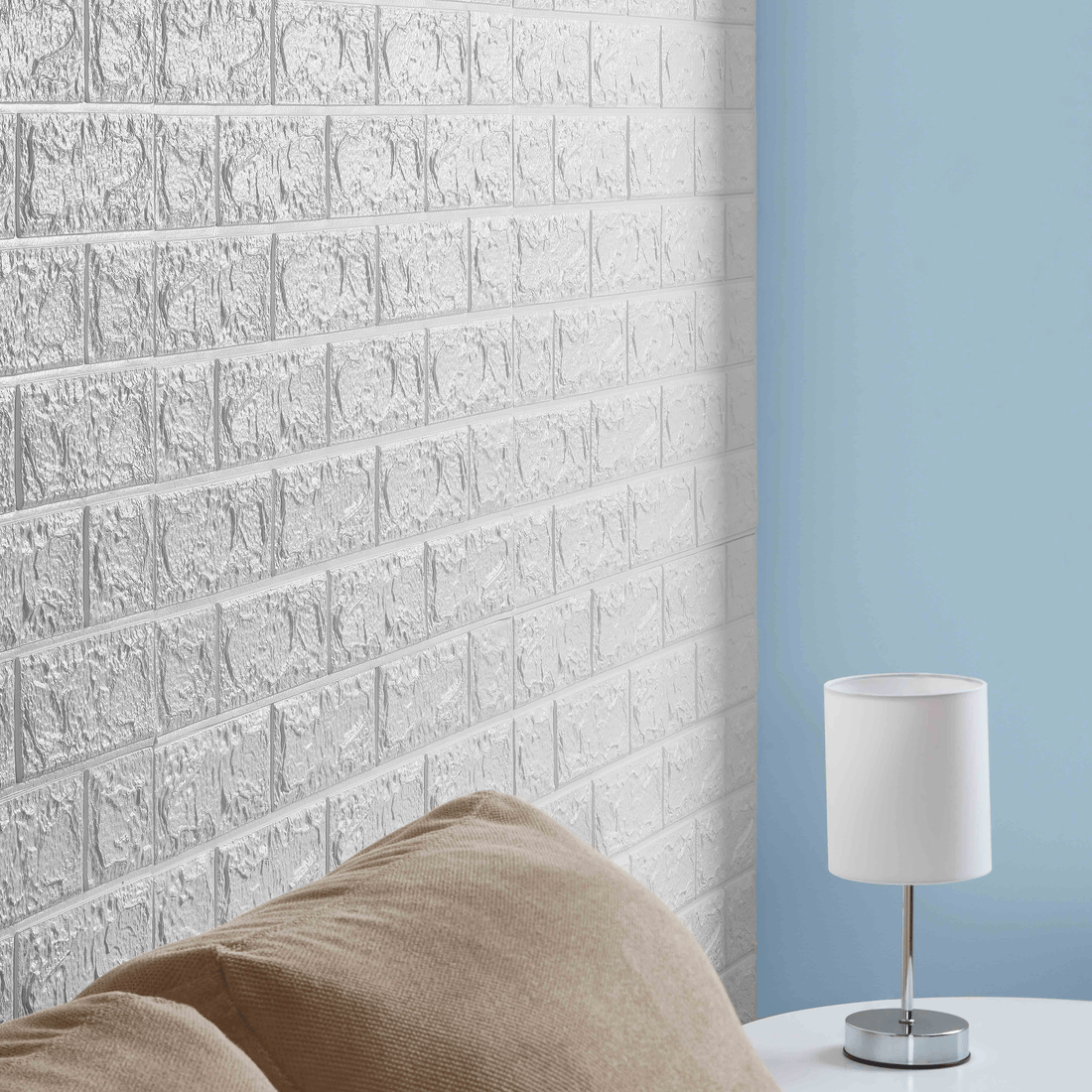 White Brick Paneling Sheet