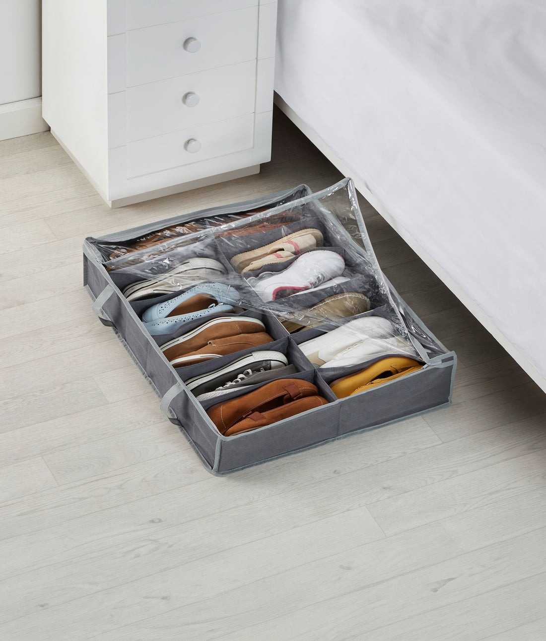 Underbed Shoe Organizer - Gris