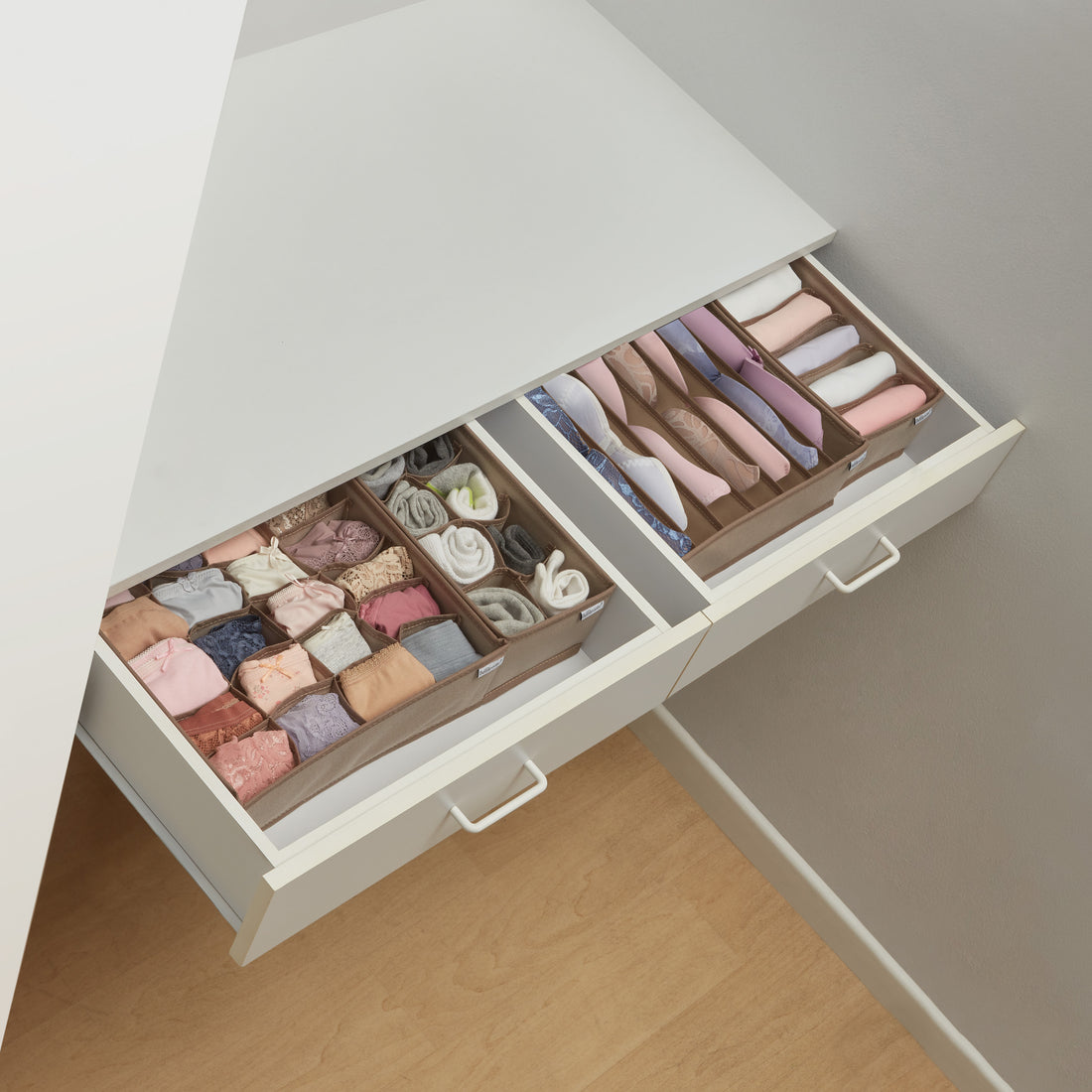 Drawer Organizer Set - Latte