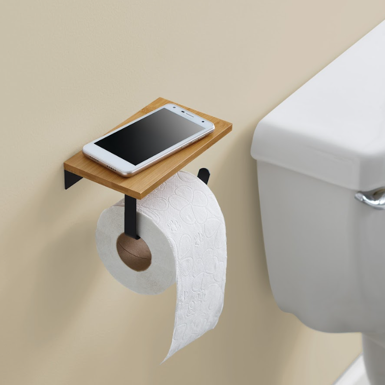 Bamboo Toilet Paper Holder