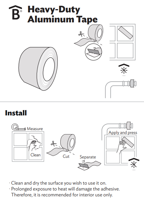 Heavy-Duty Aluminum Tape